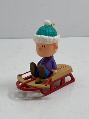 Hallmark Keepsake Peanuts Linus on Sled 1995 Christmas Collectible Figurine